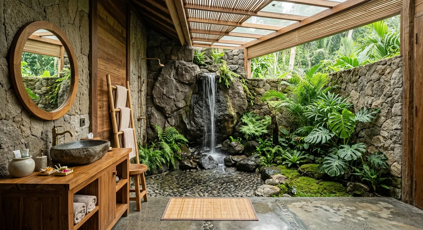 Salle de Bain Balinaise